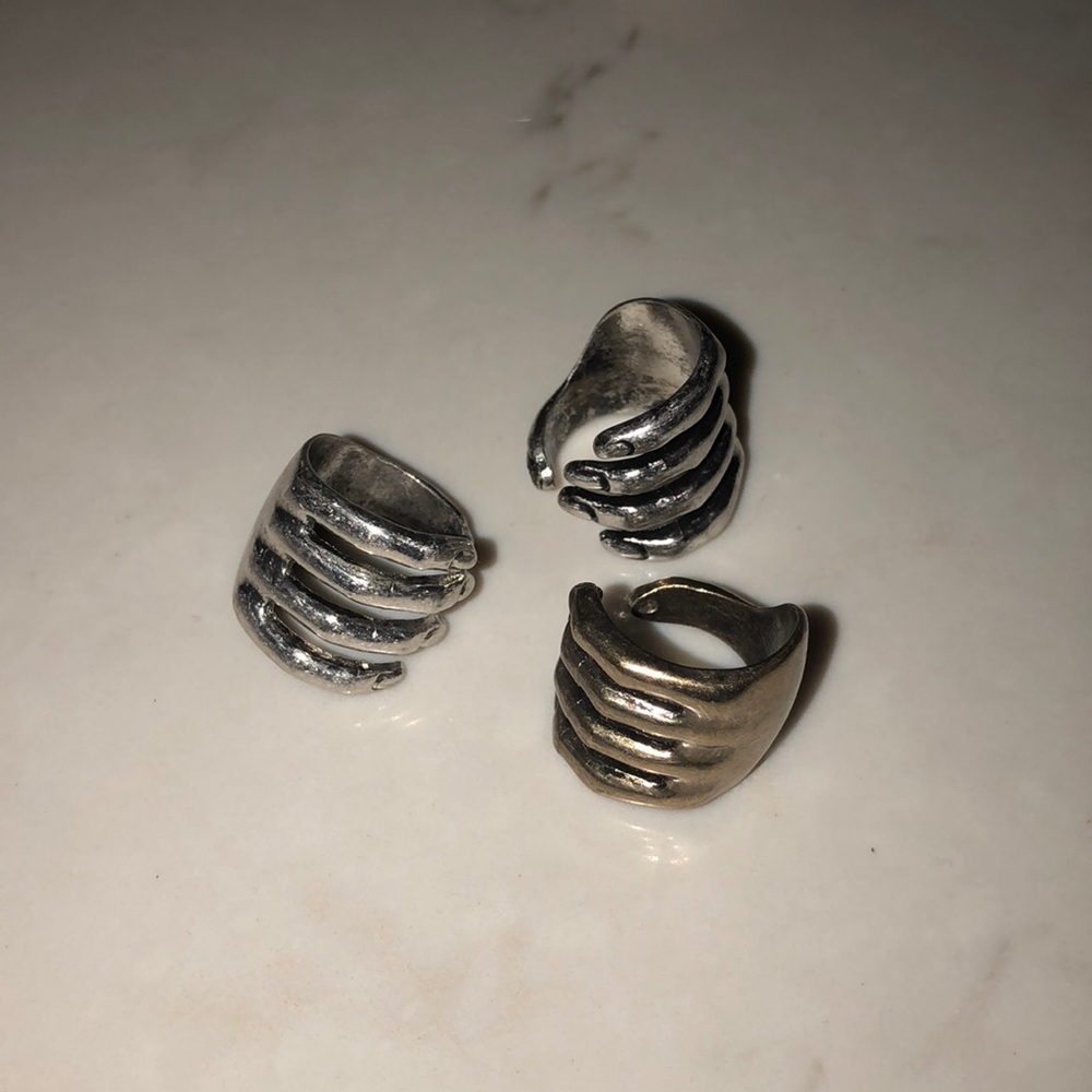 CLASP WRAP HAND RING ✨ GOLD OR SILVER